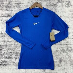 NWT Nike Dri-FIT Park First Layer Blue Soccer Shirt AV2609-463 Men's XS